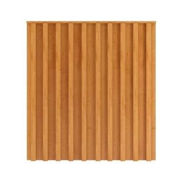 Imagem de Cabeceira Solteiro Size Móveis Europa Vitória Ripada com Detalhes em Baixo Relevo - 101cm de largura