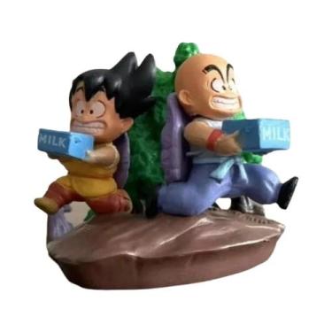 Imagem de Figuras De Ação De Anime Dragon Ball Goku E Krillin Estátua De PVC De 