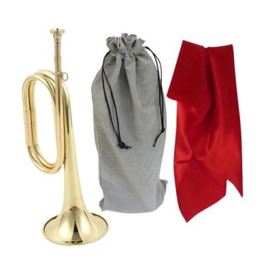 Imagem de MERIGLARE Trompete, Instrumento Musical Clássico de Metal, Trompete de para Treinamento de Iniciantes, Atmosfera de Festival, Style C