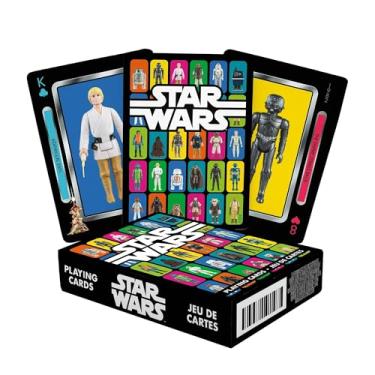 Imagem de Star Wars Playing Cards - Kenner Toys Action Figures Themed Deck of Cards for Your Favorite Card Games - Officially Licensed Star Wars Merchandise and Collectibles - Poker Size with Linen Finish