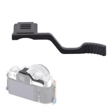 Imagem de SZZCNOX X-T50 Punho de polegar para câmera mirrorless Fujifilm Fuji X-T50 XT50, liga de alumínio, suporte de descanso de polegar com protetor de capa de sapata, não afeta o uso de botões da câmera