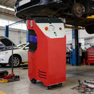 Imagem de Máquina portátil de limpeza de gelo seco – Blaster industrial para peças eletrônicas de precisão automática e moldes de produção, ferramenta móvel manobrável para locais de fabricação de oficinas de