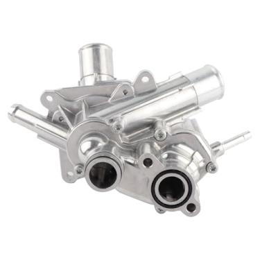 Imagem de ZZDSNJ Conjunto de carcaça de termostato de alumínio atualizado 902-1090 compatível com Ford F-150,2018-2022 Expedition/Lincoln Navigator 2017-2020, substituição turbo 3,5L #HL3Z-8A586-A