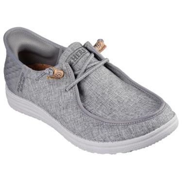 Imagem de Skechers Moc masculino mãos livres – Melson Vaiden em cinza, Cinza, 36