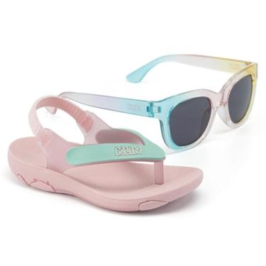 Imagem de Chinelo Infantil Klin Acqua Print 442140 Com Óculos Meninas-Masculino