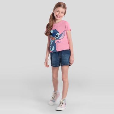 Imagem de Blusa Infantil Menina Brilhante Do Stitch Brandili-Feminino
