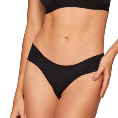 Imagem de Calcinha Feminina Tanga Bombom Liebe, P, Preto