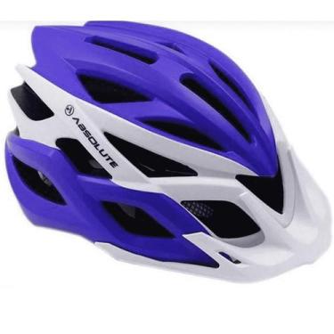 Imagem de Capacete Ciclismo Bike Absolute Wild Flash Led Integrado Usb, G, Branc