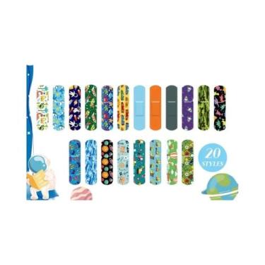 Imagem de Bandagens Impermeáveis E Respiráveis Para Crianças, 40-80 Peças, 20 Es