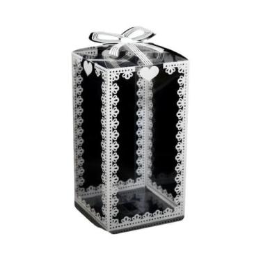Imagem de Caixas De Presente Transparentes Em PVC 20pcs Embalagem Plástica Clara