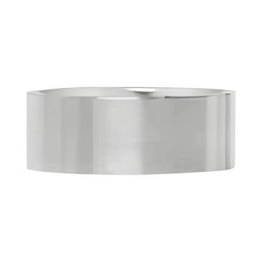 Imagem de Anel De Aço Titânio Fosco De 8mm Para Homens E Mulheres, Estilo Minima