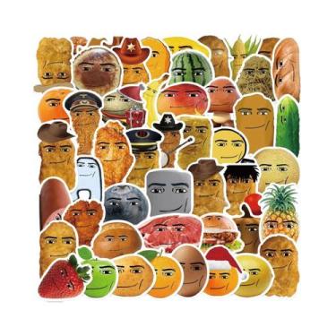 Imagem de 58 Adesivos Decorativos Impermeáveis Da Série Meme Roblox Winning Smil