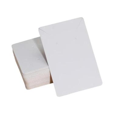 Imagem de Cartões De Exibição De Joias Em Papel Kraft 6x9cm, 50 Unidades Para Em