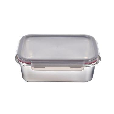 Imagem de Pote Retangular Em Aço Inox 2,25 Litros Kenya