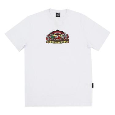 Imagem de Camiseta Santa Cruz Guzman Dead Dinners - Branco-Masculino