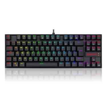 Imagem de Teclado Mecânico Redragon Draconic Pro - ABNT2 - 60% - Switch Azul - RGB - Preto- K530RGB-PRO-Unissex