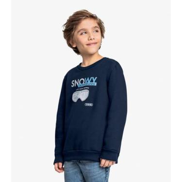 Imagem de Conjunto Moletom Com Calça Jeans Trick Nick Azul, 14, Azul