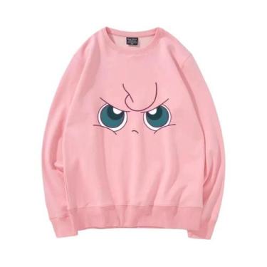 Imagem de Moletom Unissex Engraçado Pikachu Pokémon Com Gola Redonda E Expressõe