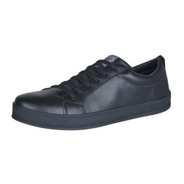 Imagem de Tênis Feminino Casual Preto Com a Sola Preta Linha Premium - E.SETTING