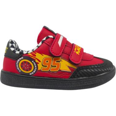 Imagem de Tênis Infantil Menino Casual Dia a Dia Passeio Escola Conforto Carros Disney Dyan Dca03kr