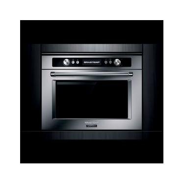 Imagem de Micro-ondas de Embutir Brastemp Gourmand 40 Litros Inox com Sistema 3D e Sensor Cooking - BMO45AR 220