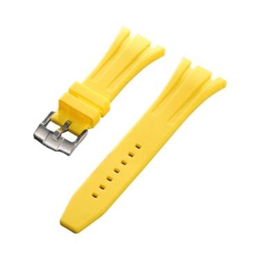 Imagem de Pulseira De Silicone Impermeável 27/28/30mm Para Relógio AP Royal Oak 