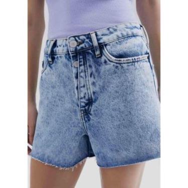Imagem de Shorts Jeans Feminino Barra A Fio Hering-Feminino