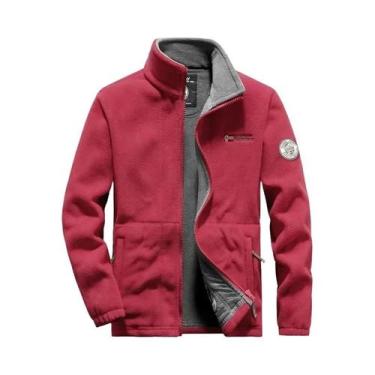 Imagem de Jaqueta Térmica Grossa De Fleece Polar Para Homens, Casaco Tático Para