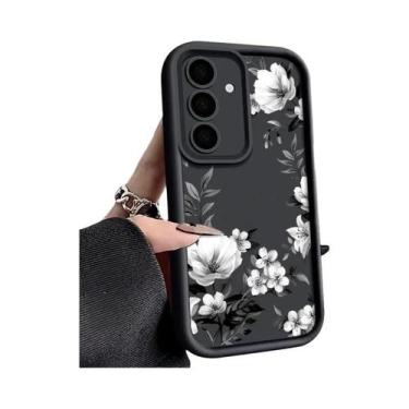 Imagem de Capa Macia Com Estampa De Flores Para Samsung Galaxy A56 A16 A17 A55 A