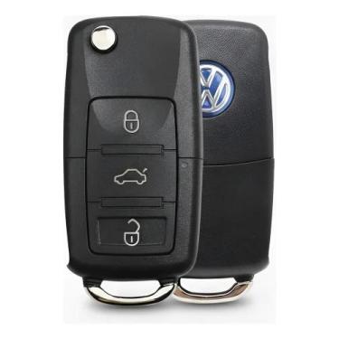 Imagem de Capa Chave Canivete Vw Gol Fox 2009 2010 2011 2012 2013 2014 - Congrat
