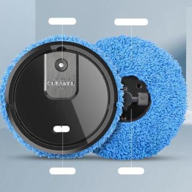 Imagem de Robô Varredor Automático Com Mop Branco Recarregável Entrega Rápida - 