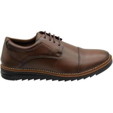 Imagem de Sapato Casual West Line C/ Cadarço Sola Tratorada Masculino-Masculino