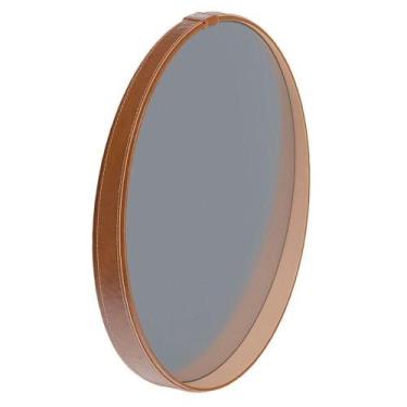 Imagem de Espelho Decorativo Para Sala De Estar Ambiente Aqua Marrom - Imcal - I