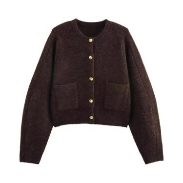 Imagem de Conjunto De Vestido Feminino Com Jaqueta Tricotada E Saia, Decoração C