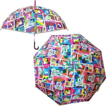 Imagem de Guarda Chuva Sombrinha Adulto Juvenil da Minnie Mouse Disney de qualid