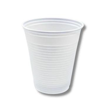 Imagem de Copo Plástico Descartável água 500ml Liso C/ 1000un Caixa - TOTAL PLAS