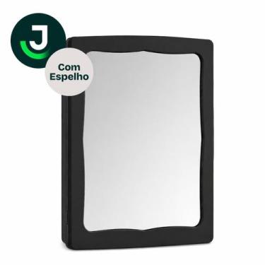 Imagem de Armário de Banheiro Suspenso com Espelho  Gabinete Compacto em Polipro