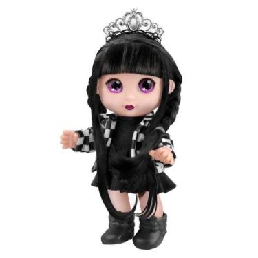 Imagem de Boneca Kilty Pop Preto Branco 23cm - Roma Brinquedos