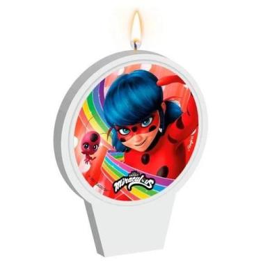 Imagem de VELA PLANA ADESIVADA LADYBUG CORE 01 un. - Regina