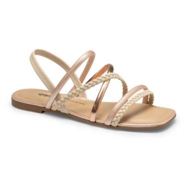 Imagem de Sandália Rasteirinha Dakota Y9352 Moda - Rose, 36