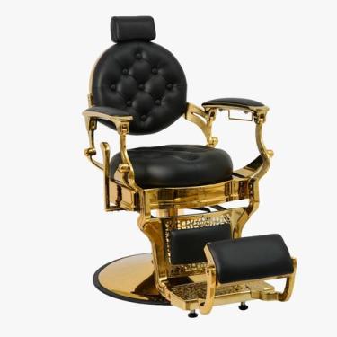 Imagem de Cadeira de Barbeiro Reclinável Lord Gold - CC&S