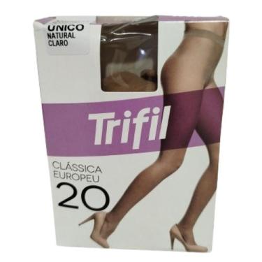 Imagem de Meia Calça Clássica Europeu Fio 20 Natural Claro UN - Trifil