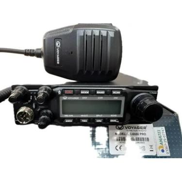Imagem de Rádio PX Voyager VR-6666 Pro 80W Anatel AM/FM/USB/LSB/CW Display Color