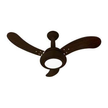 Imagem de Ventilador De Teto One Led Marron 3 Pás Tabaco 127V 02-3107 – Venti-Delta Venti-Delta