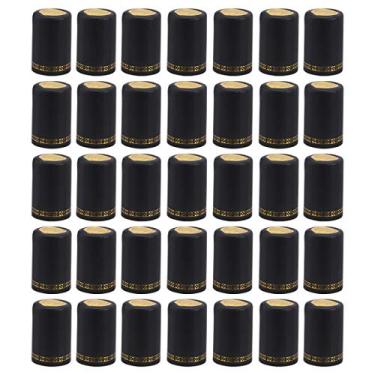 Imagem de 100 Unidades Boné De Vinho Tinto Garrafa De Tampa Termoencolhível Cápsulas Termoencolhíveis De Vinho Mangas De Vinho Encolher Garrafa De Vidro Plástico Tampa Da Garrafa De Vinho