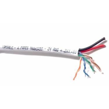 Imagem de Cabo De Rede C/ Alimentação Multi Câmeras 100m