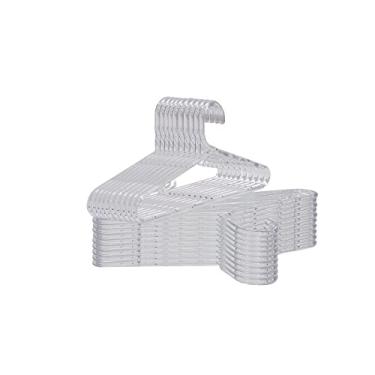 Imagem de Cabide Tradicional Fino - Caixa com 50 Unidades Acrilico