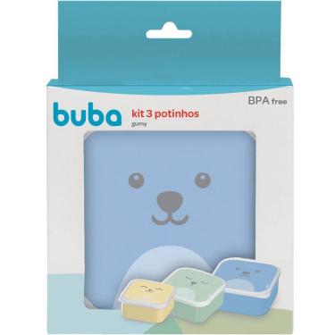 Imagem de Kit 3 Potinhos Gumy Buba Baby