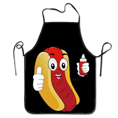 Imagem de Avental unissex para chef de cozinha - Avental de chef para cozinhar, assar, fazer artesanato, jardinagem e churrasco.