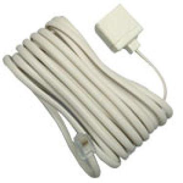 Imagem de Cabo de Extensão Telefônico com Conector Coby Bege - CP715